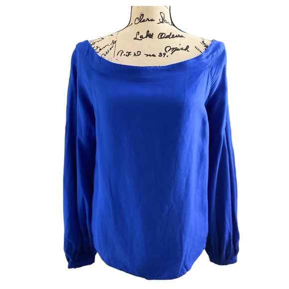 Anthropologie Tops - FLOREAT Linen Blend Peasant Top with Balloon Sleeves Size 6 - Picture 16 of 16